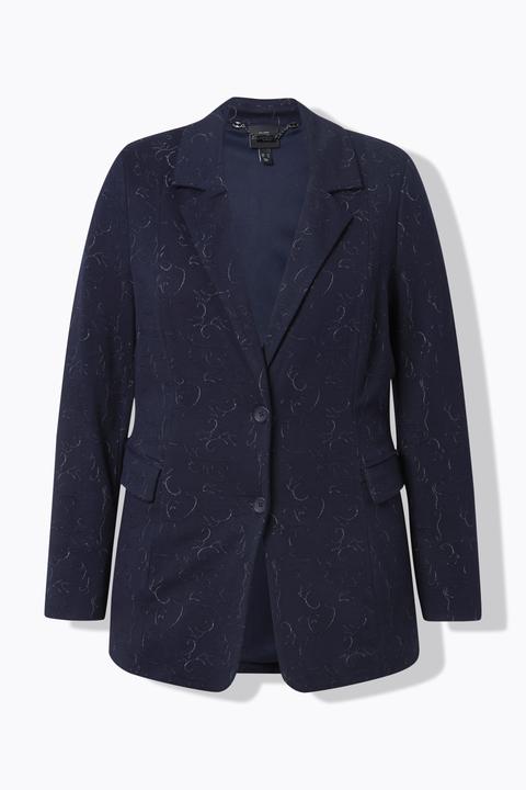 Actual product image Ulla Popken Jacquard Jersey Blazer (48)