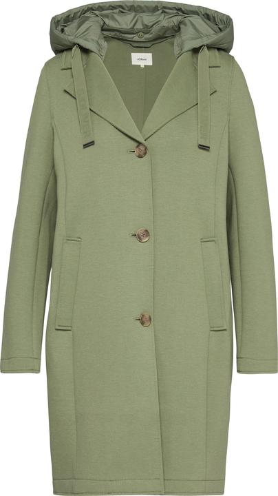 Produktbild S.Oliver Outdoor-Mantel Scubamantel mit abnehmbarer Kapuze