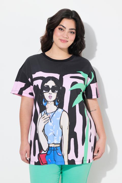 Produktbild Angel of Style T-Shirt, Boxy Fit, Frauen-Motiv (46)