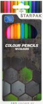Immagine prodotto Starpak 12 pastelli a matita colorata / 180 pud di calcio (12x)