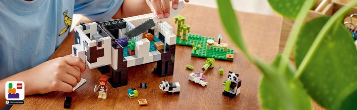 Image du produit LEGO La maison des pandas (21245, LEGO Minecraft)