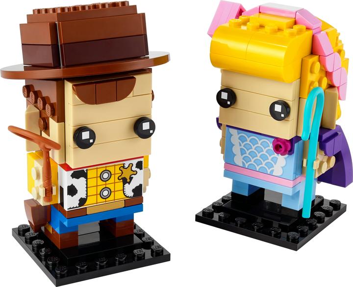 Actual product image LEGO BrickHeadz - Woody and Porcelain Girl (40553, LEGO Disney, LEGO Rare Sets)