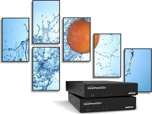 Actual product image Matrox QuadHead2Go box (P)