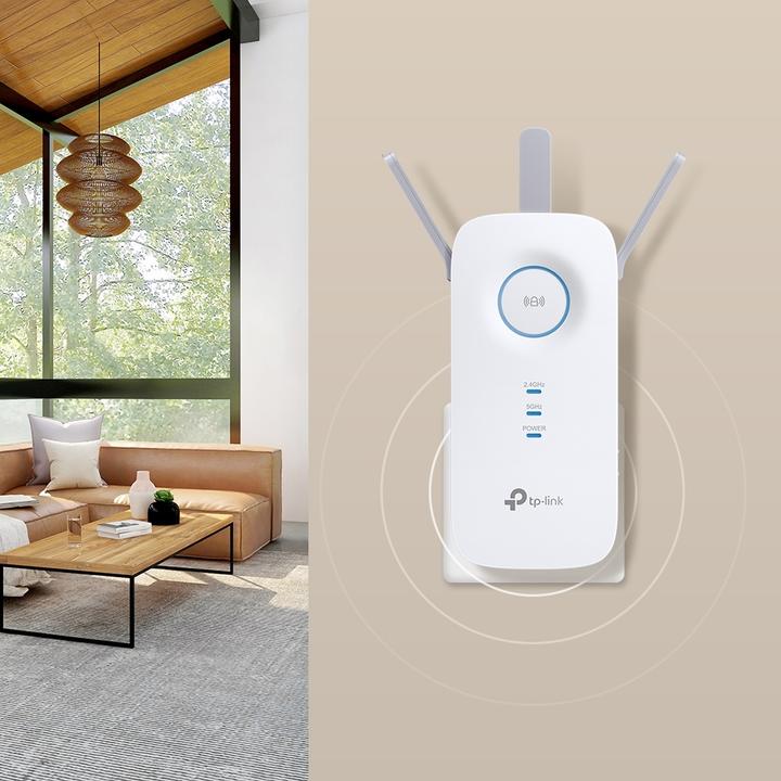 Immagine prodotto TP-Link RE550 WLAN Verstärker Repeater AC1900 (Dual-WLAN AC + N, 1300MBit/s 5GHz + 600MBit/s 2,4GHz (1300 Mbit/s, 600 Mbit/s)