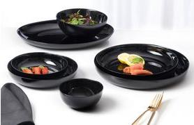 Produktbild Ritzenhoff & Breker Salatschale tief "4EVERY DAY", schwarz aus Opal-Glas, spülmaschinenfest, Durchmesser: 300 mm (1x, 30 cm)