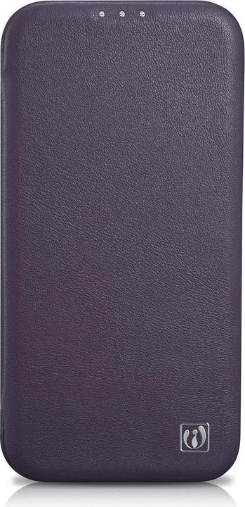 Actual product image iCarer CE premium leather folio case iPhone 14 Plus Magnetic flip leather folio case MagSafe dark pu (Apple iPhone 14 Plus)