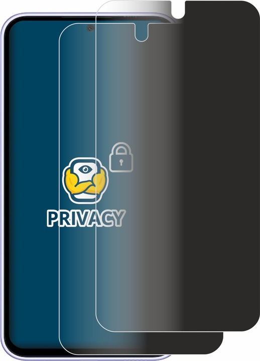 Image du produit BROTECT Film anti-regards Anti-Spy Privacy Film de protection contre la lumière bleue (2 pièce(s), Samsung Galaxy A54 5G)
