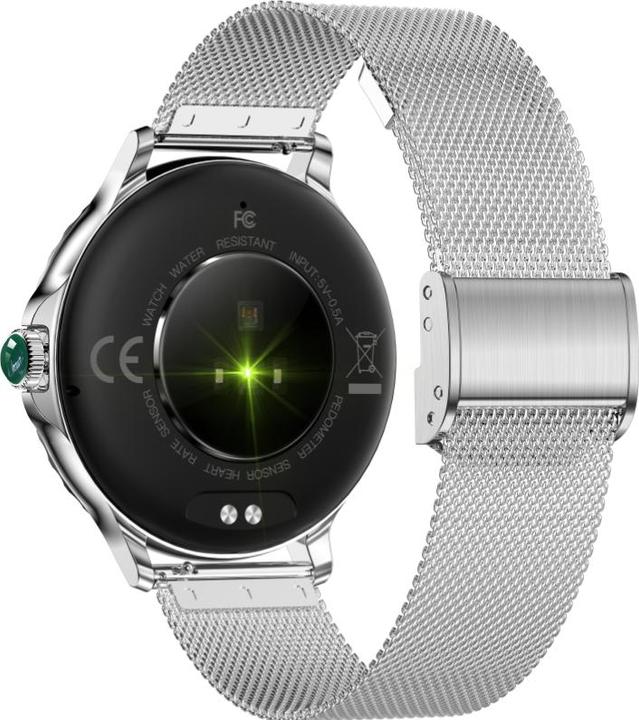 Produktbild Damen-Smartwatch RNCF19-1 Silbernes Armband + Armband