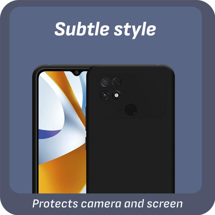 Produktbild Cazy Silikon Hülle Kompatibel mit Poco C40 - Soft TPU Schutz - (Xiaomi Poco C40)