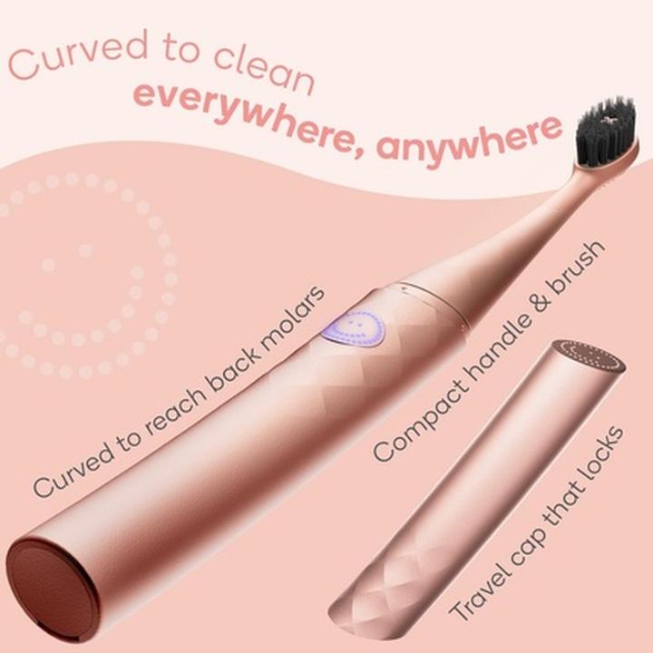 Immagine prodotto Hairburst Burst Curve Sonic Electric Toothbrush for Adults Rose Gold (Spazzolino sonico)