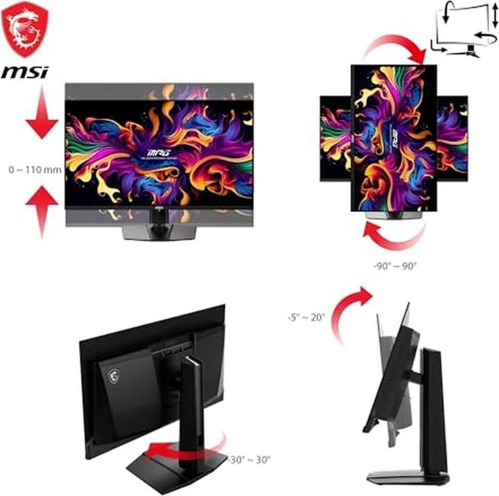 Actual product image MSI MAG 271QPX QD-OLED (2560 x 1440 pixels, 26.50")