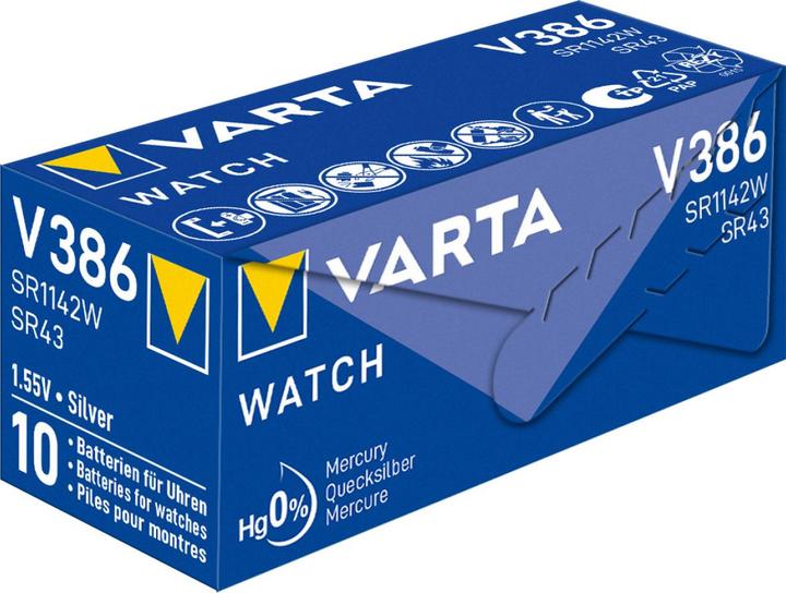 Produktbild Varta 1 Chron V 386 High Drain (1 Stk., SR43, 105 mAh)