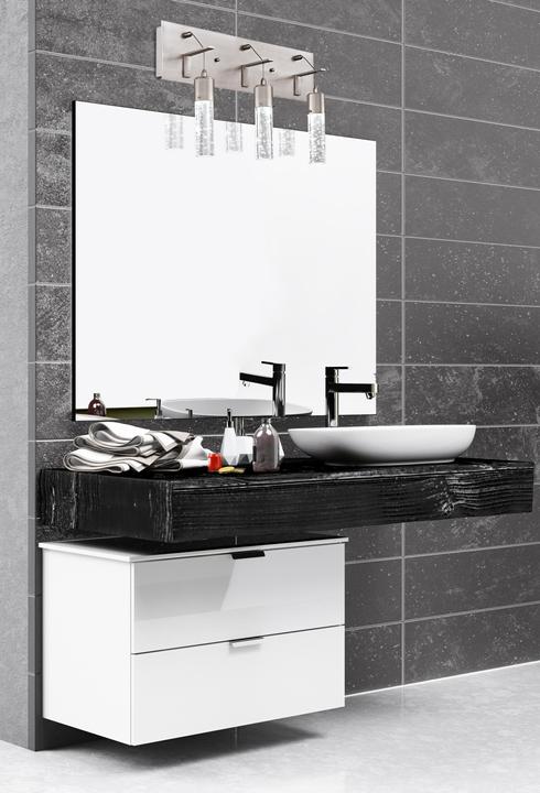 Actual product image Westinghouse LED Wall Light Cava Nickel Three Flames (1800 lm, E27)