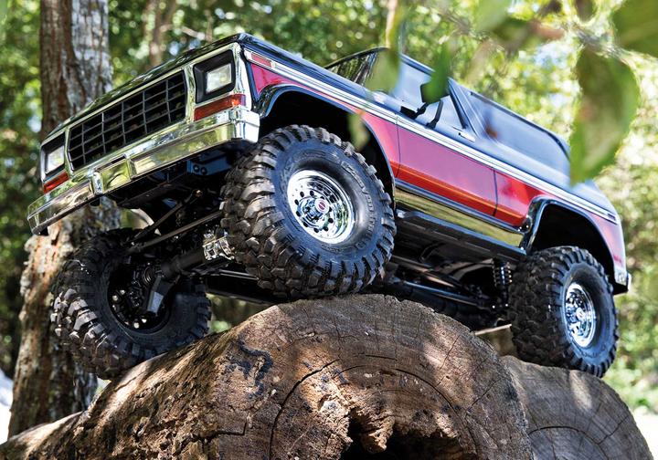 Produktbild Traxxas TRX-4 79 Ford Bronco schwarz/rot 1/10 Crawler RTR Brushed, Clipless, ohne Akku und Ladegerät (RTR Ready-to-Run)