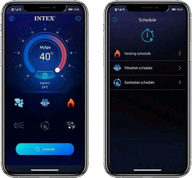 Produktbild Intex Pure SPA Bubble GreyWood XXL Deluxe (6 Personen)