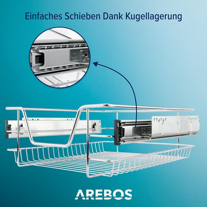 Produktbild Arebos Teleskopschublade