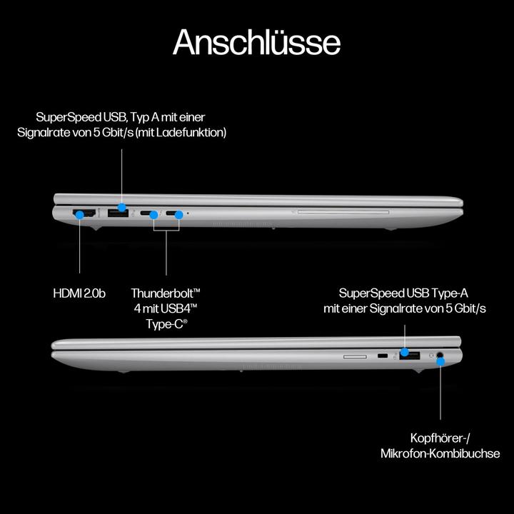 Produktbild HP ZBook Firefly 16 G11 (16", 1000 GB, 32 GB, DE, Intel Core Ultra 7 155H)