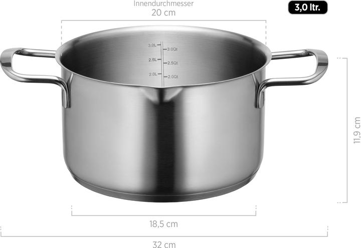 Productafbeelding Mäser Sanvito (18.50 cm, Steelpan)