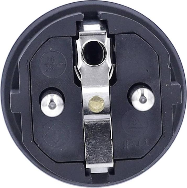 Actual product image As - Schwabe Solid rubber plug (CEE 7/7)