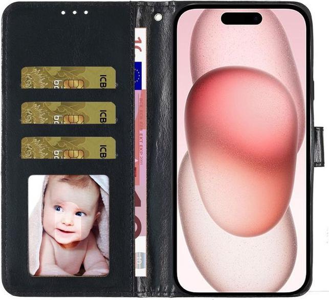 Actual product image MU Style PU Leather Bling Series (Apple iPhone 16 Plus)