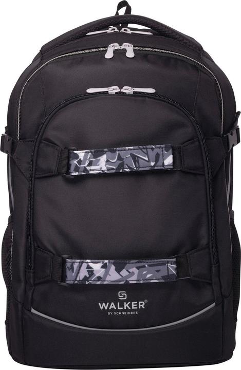 Schneiders Shadow Graffiti all black school rucksack (28 l)