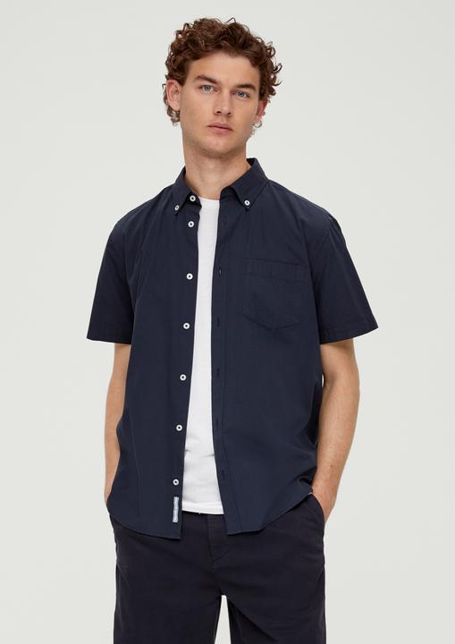 Immagine prodotto s.Oliver Hemd Regular: Kurzarmhemd aus Baumwolle (M)