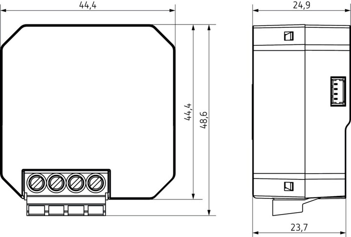 Produktbild Theben Du 1 S Rf Knx (Dimmaktor)