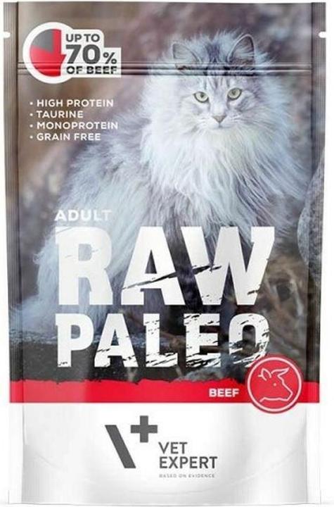 Produktbild Vetexpert Raw Paleo Wet Food Cat Adult Beef 100g (Adult, 1 Stk., 100 g)