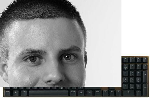 Actual product image CHERRY KW 550 MX LP (DE, Cable, Wireless)