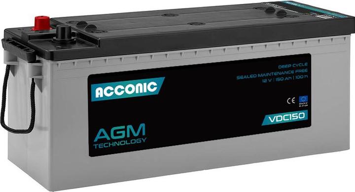 Acconic VDC150 Deep Cycle AGM 150Ah Batterie (150 Ah)