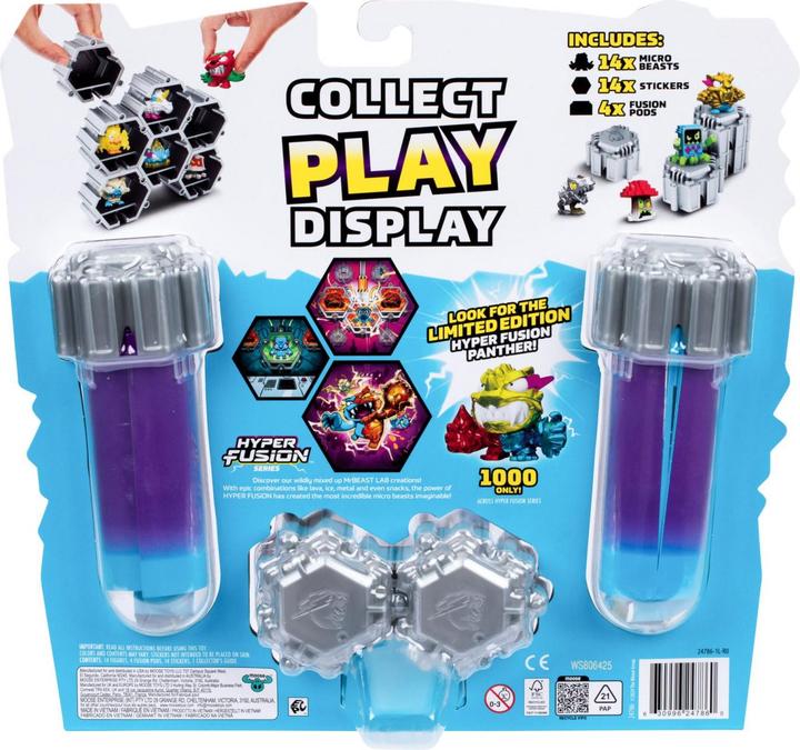 Actual product image Moose Mr Beast Lab Swarms minifigures 14-pack