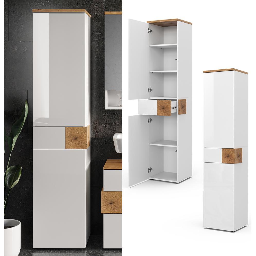 Thumbnail - Vicco, Badezimmerschrank, Eden (40 x 37 x 184 cm)