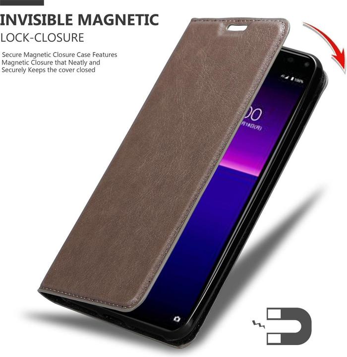 Productafbeelding Cadorabo Boek Onzichtbare Magneethoes (Sony Xperia 20)