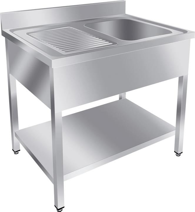 Immagine prodotto Gastro Hero Lavello Basic con lavabo a destra