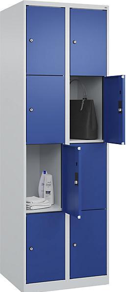 Actual product image kaiserkraft 4-compartment locker Evolo PLUS (60 cm, 185 cm)