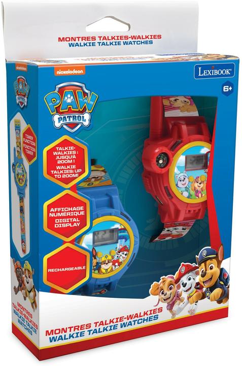 Productafbeelding Lexibook Paw Patrol Walkie Talkie 2-in-1 horloge (200m) (DMWTW1PA) (0.20 km)