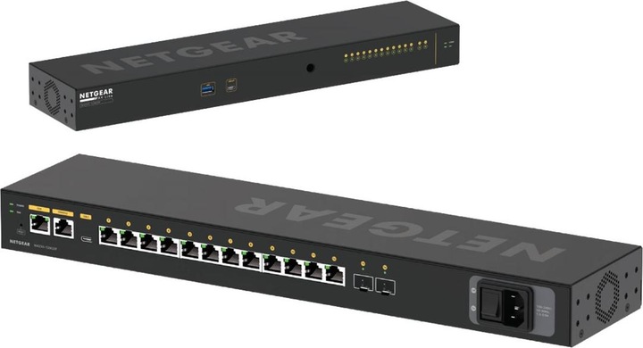 Actual product image Netgear Switch AV Line M4250-12M2XF 14 Port (14 Ports)