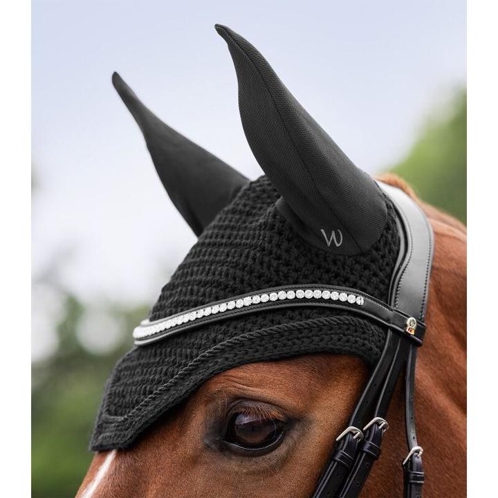 Image du produit Waldhausen Basic oreilles de mouche pour chevaux noir demi-sang