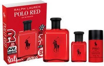 Produktbild Ralph Lauren Polo Rot Geschenkset 3 Stück (Parfum set)