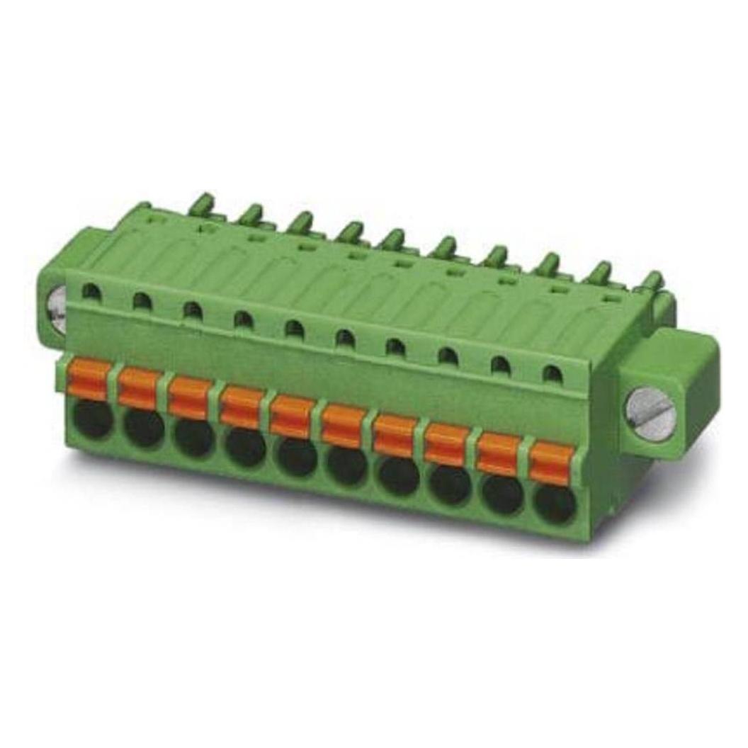 Phoenix Contact PHOE Leiterplattensteckverbinder, Elektronikkabel + Stecker, Grün