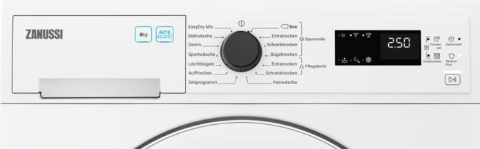 Produktbild Zanussi ZDH 8450 WZ Wärmepumpentrockner8kg A++ LED Display (8 kg, Links)