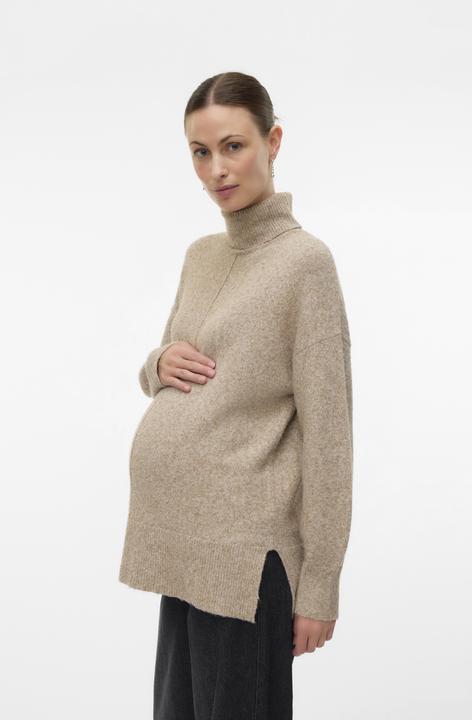 Immagine prodotto Vero Moda Maternity Normal geschnitten Rollkragen Pullover Strickpullover (XL)
