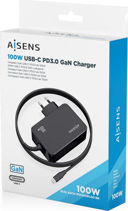 Actual product image Aisens ASCH-1PD100WL50-BK
