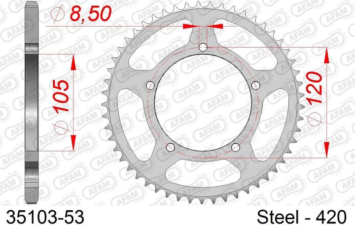 Produktbild Afam 420 53 dents (53)