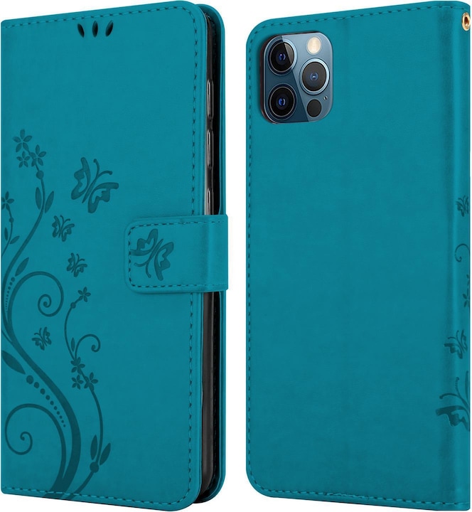 Actual product image Cadorabo Flower Book cover (Apple iPhone 13 Pro)