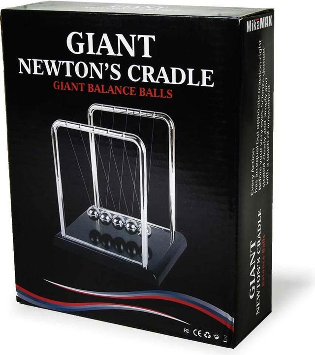 Produktbild Mikamax Giant Newton's Cradle (1 Stk., Schwarz, Silber)