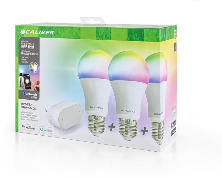 Produktbild Caliber HBT-E27 Smart Home LED Startpack (E27, 720 lm, 1x)