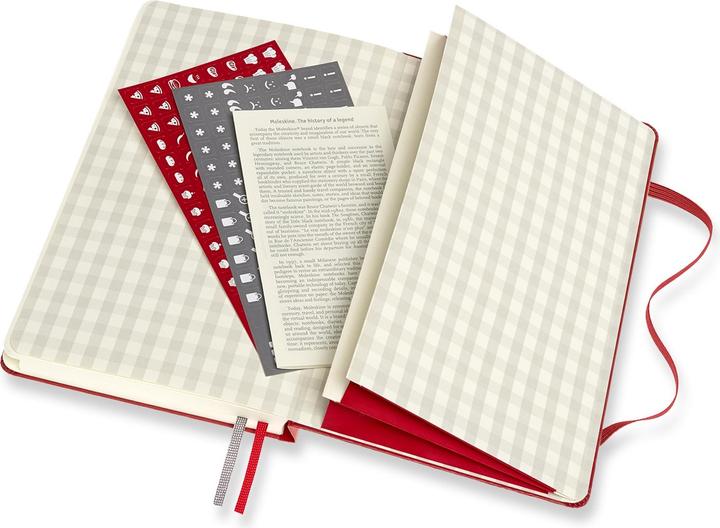 Actual product image Moleskine Passion Journal (A5, Special ruling, Hardcover)