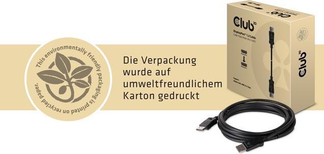 Produktbild Club 3D DisplayPort — DisplayPort (3 m, DisplayPort, 1.2)