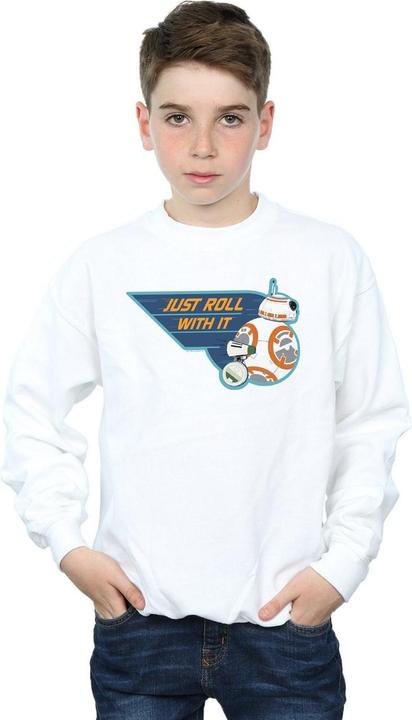 Immagine prodotto Star Wars D-O & BB-8 Just Roll With It Felpa Ragazzi (140, 146)